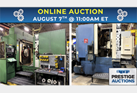 Online Auction 8/7 – CNC & Manual Gear Machinery