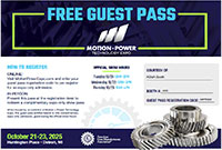 Be Our Guest at the Motion + Power Technology Expo