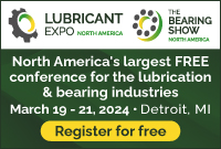 Bearing Show & Lubricant Expo North America in March