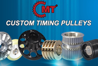 Make CMT Your Source for Custom Timing Pulleys