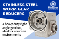 WorldWide Stainless Steel Worm Gear Reducers