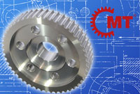 Custom Machine and Tool Co., Inc. is your source for custom timing pulleys.