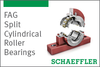 New from Schaeffler: FAG Split Cylindrical Roller Bearing Housed Assembly
