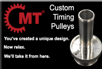 Custom Machine and Tool Co., Inc. is your source for custom timing pulleys