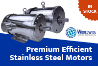 Premium Efficient Stainless Steel Motors
