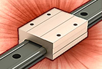 Self Lubricating, Low Wear Rails for Compact Applications